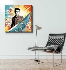 Surfing 1 38 Wrapped Canvas - Beyond T-shirts