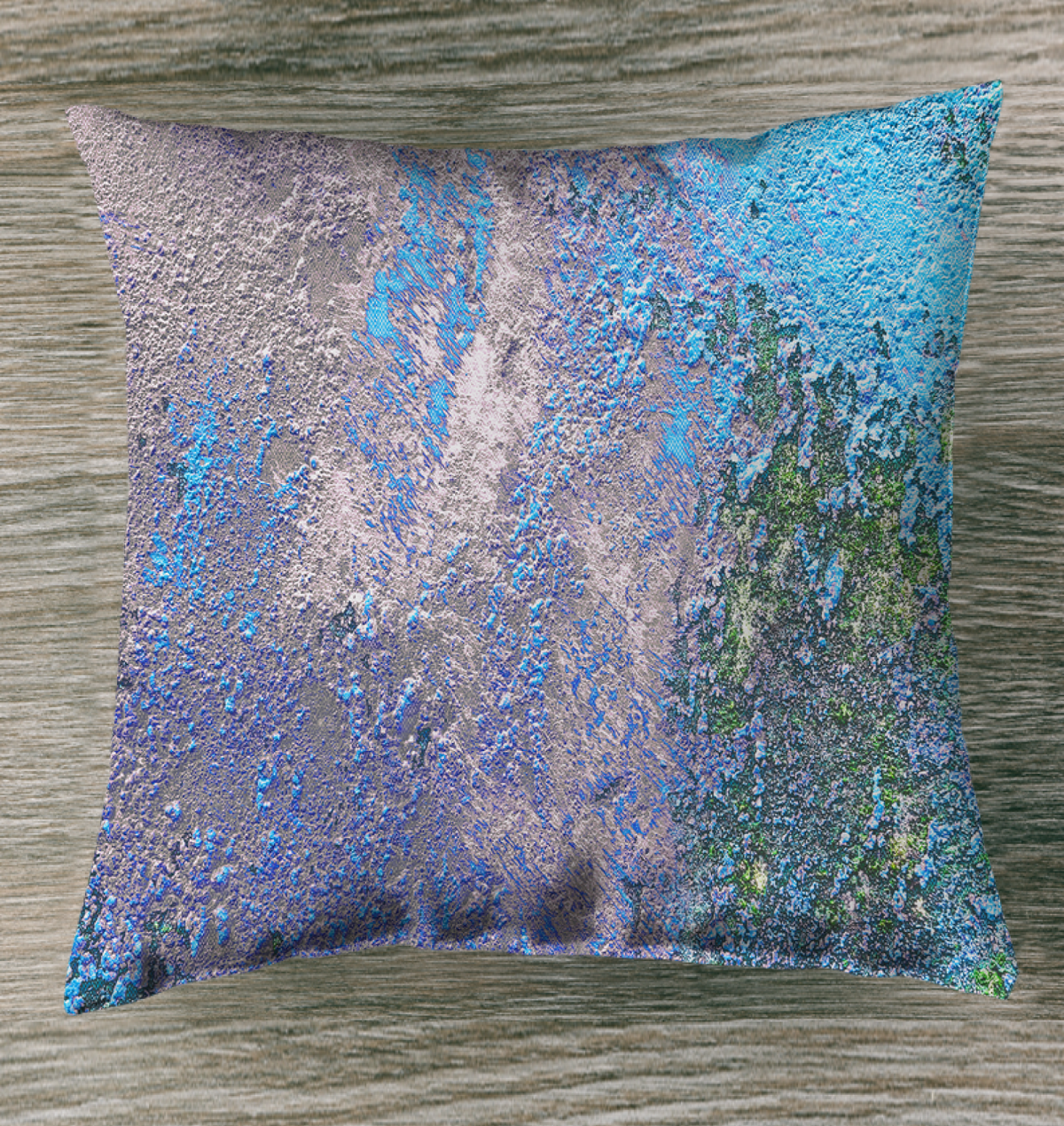 Woodland Retreat Rustic Texture Pillow