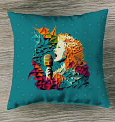 Festival Folklore Outdoor Pillow