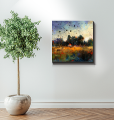 Coastal Path to Paradise Wrapped Canvas