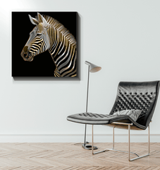 Sunset Silhouette Zebra Canvas - Beyond T-shirts