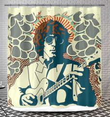 Folk Tune Shower Curtain