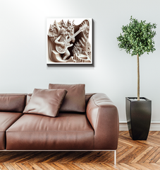 Beatbox Boulevard Wrapped Canvas