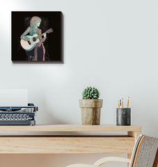 Elegant peony artwork on canvas for sophisticated home decor.