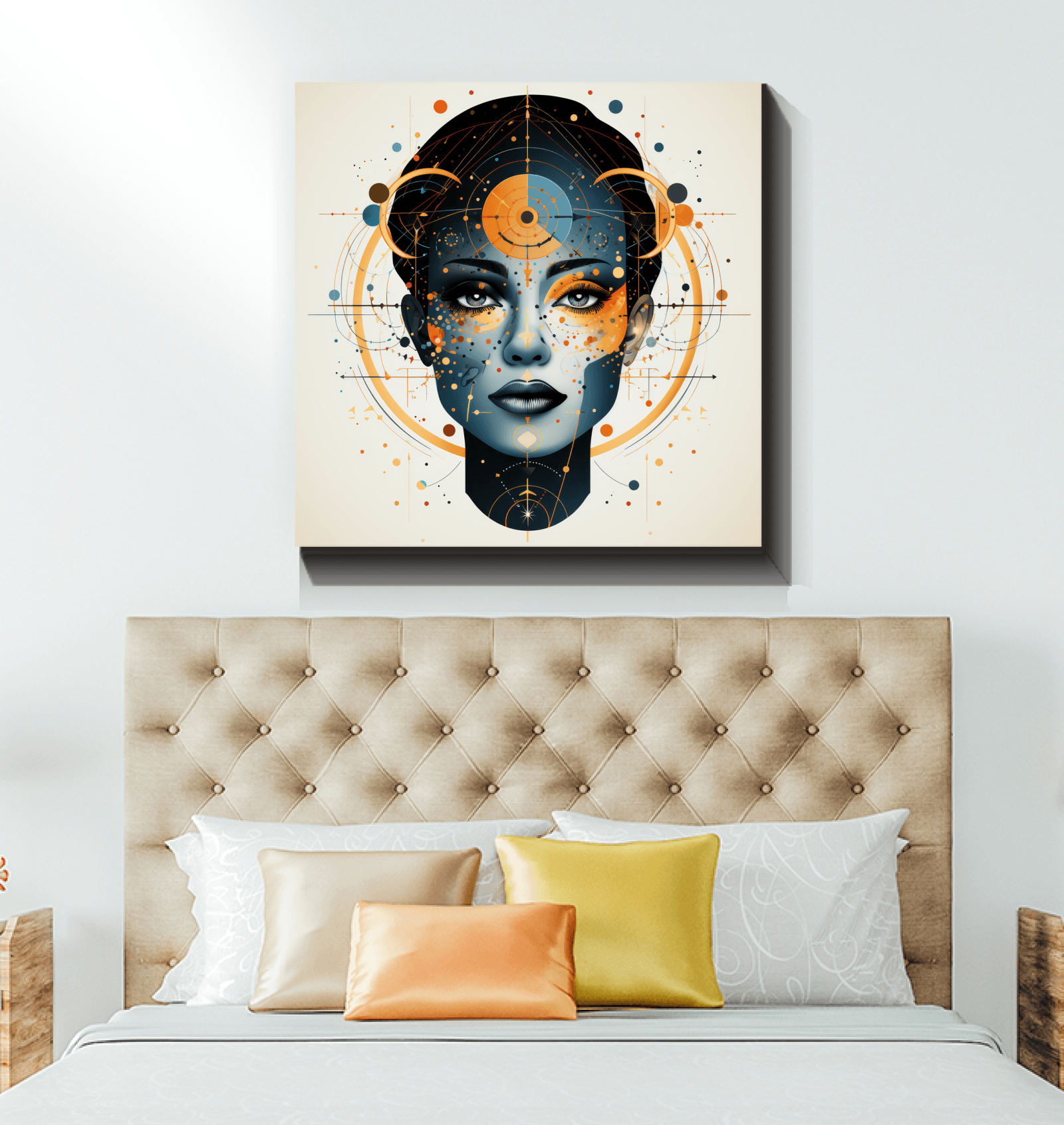 Abstract Portraits of Women: Canvas Art - Beyond T-shirts