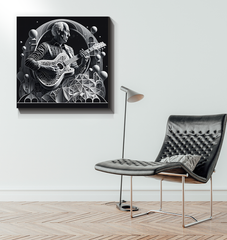 Soulful Expression Wrapped Canvas
