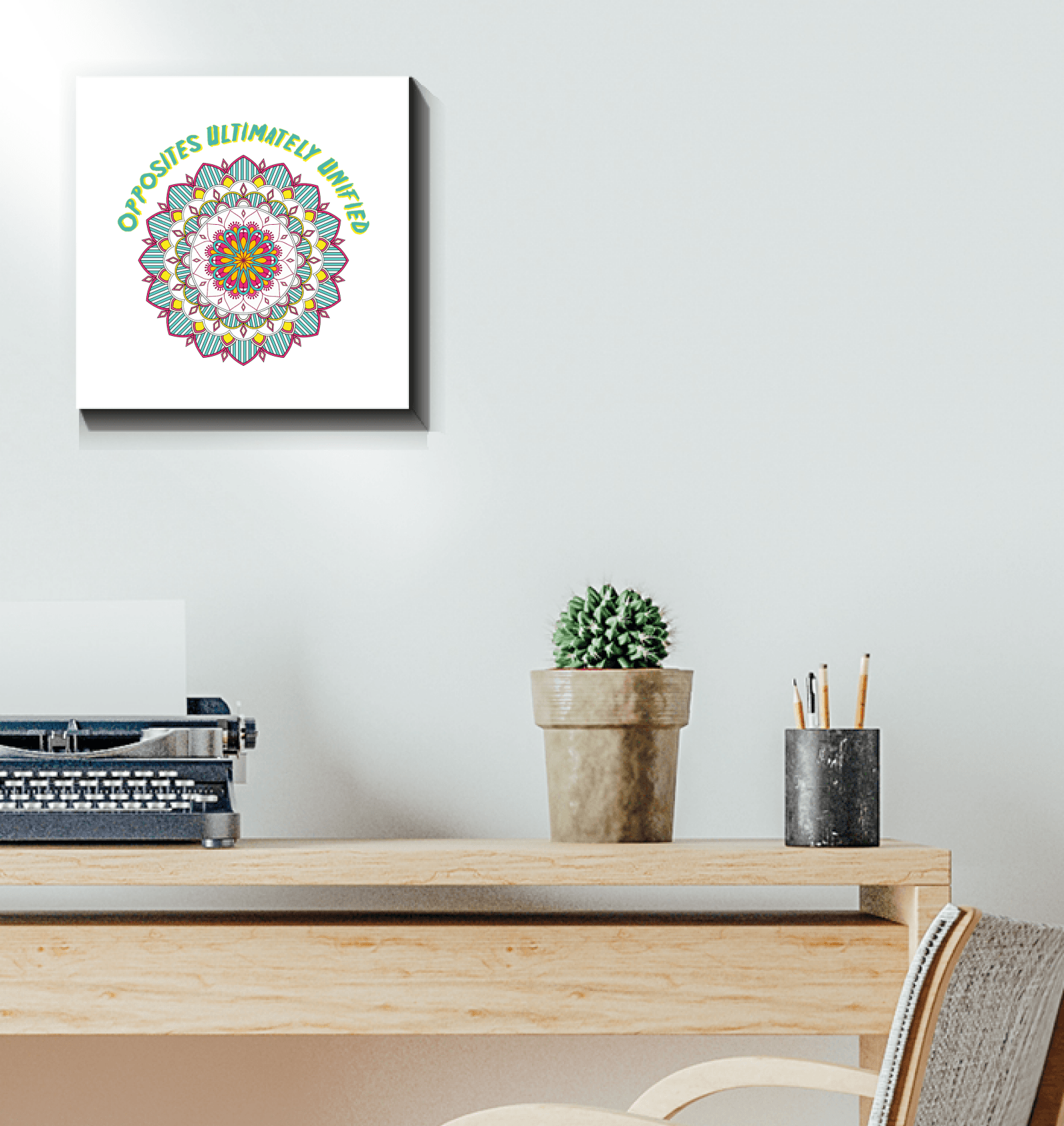 Celestial Sun And Moon Mandala Canvas - Beyond T-shirts