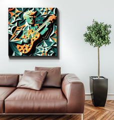 Melodious Muse Wrapped Canvas