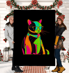 Playful Cat Dreams Sherpa Blanket - Beyond T-shirts
