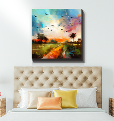 Desert Oasis Adventure Wrapped Canvas