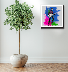 Monochrome Chic Wrapped Canvas