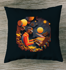Rhythmic Rest Outdoor Pillow