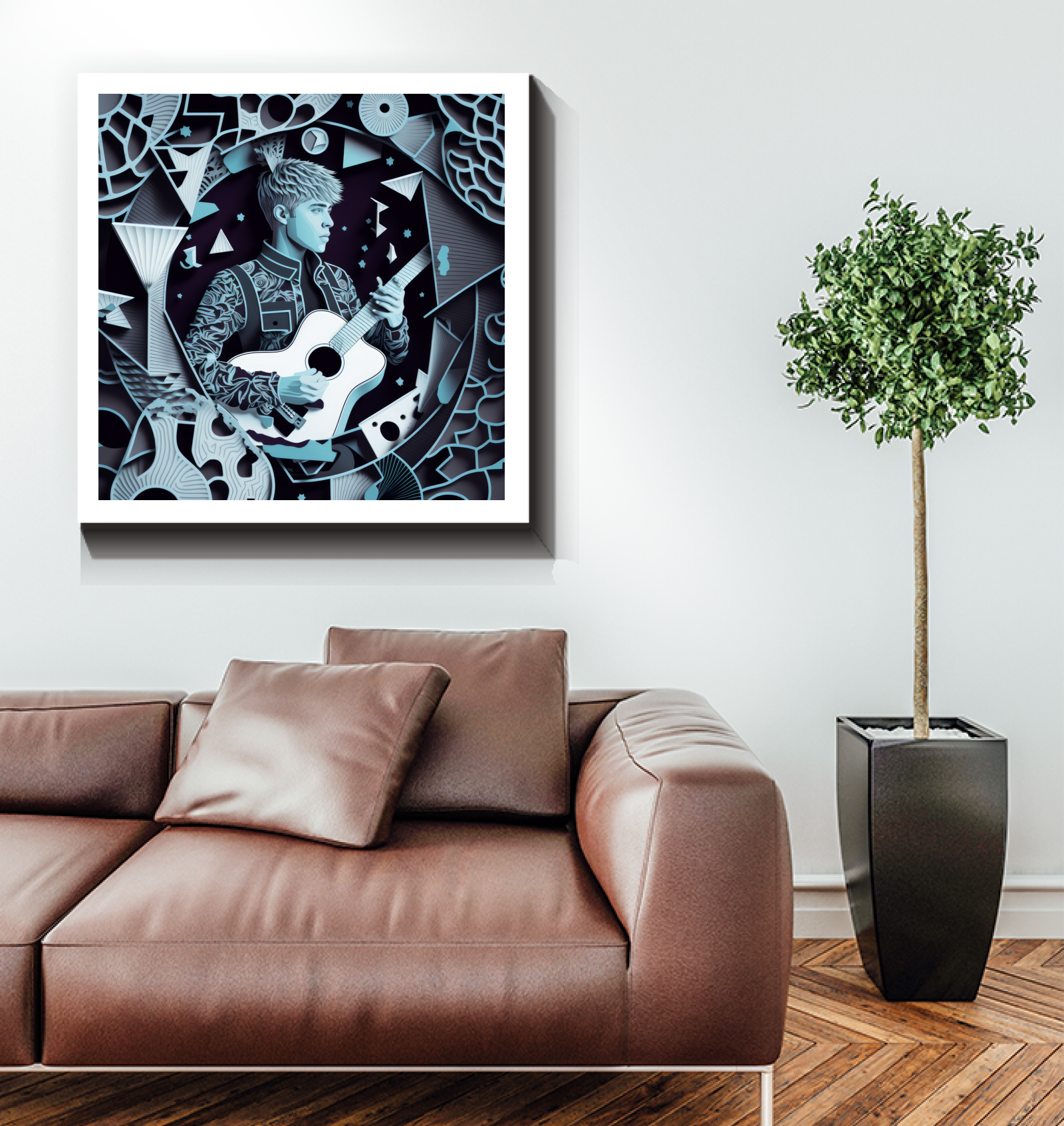 Symphony Of Seasons: A visual journey through seasonal changes on canvas.