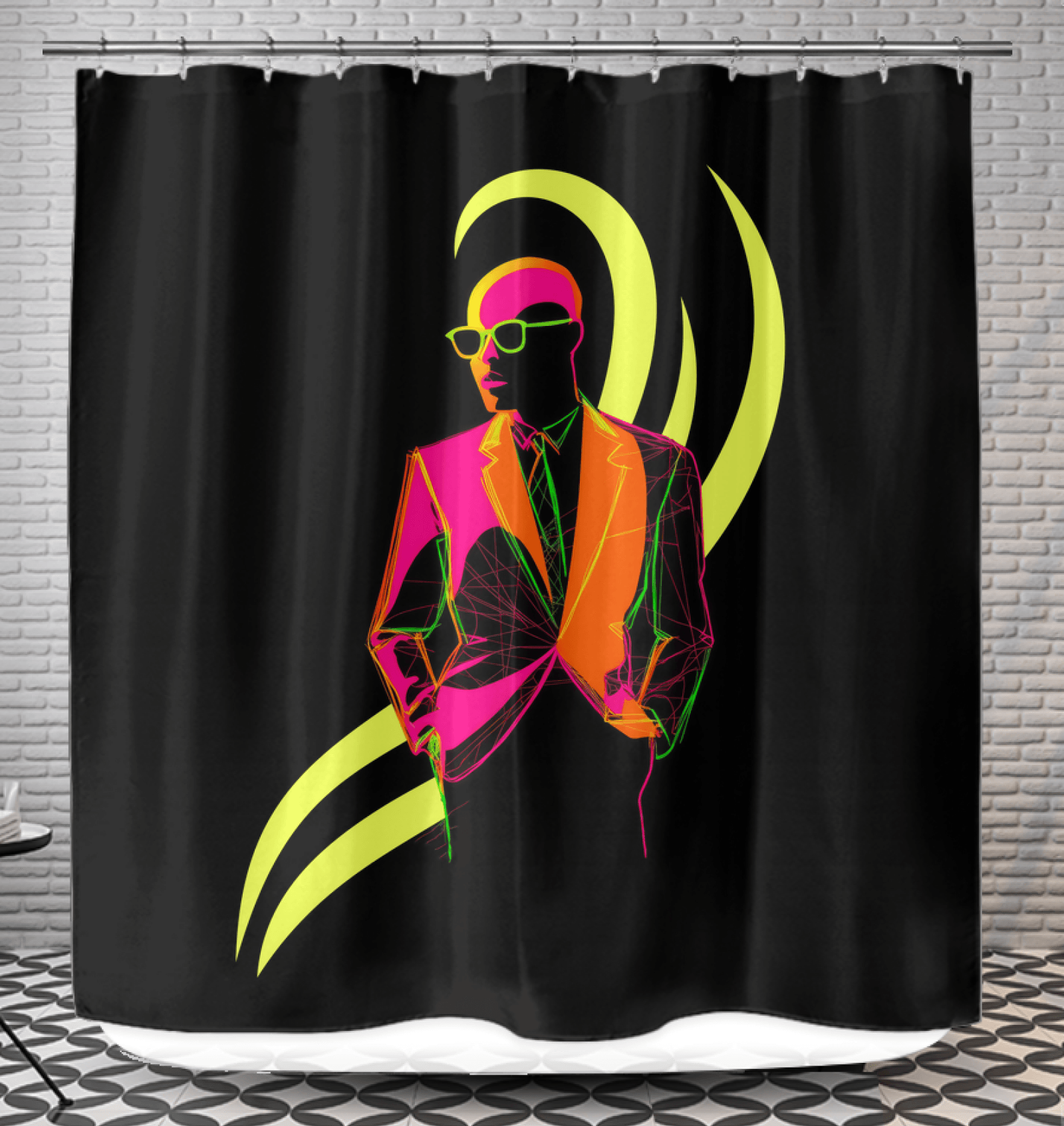 Fashionista's Delight Shower Curtain - Beyond T-shirts