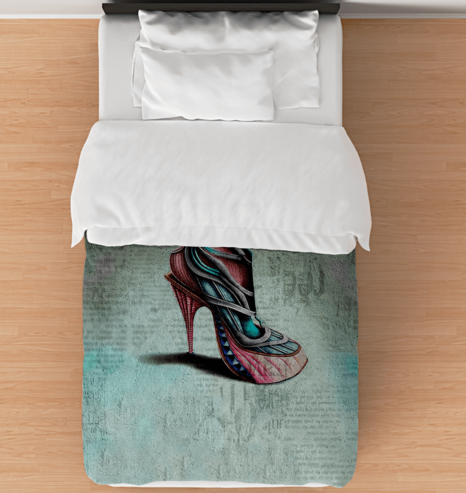 Futuristic Shoe Dreams Comforter Oasis - Beyond T-shirts