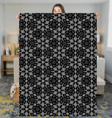 Whimsical Kaleidoscope Sherpa Blanket