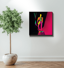 Bold Geometric Fashion Canvas - Beyond T-shirts