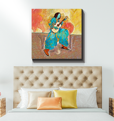 Symphony in Serenity serene wrapped canvas art.