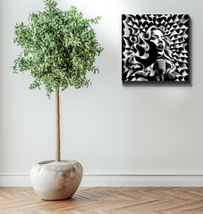 Acoustic Aura Wrapped Canvas