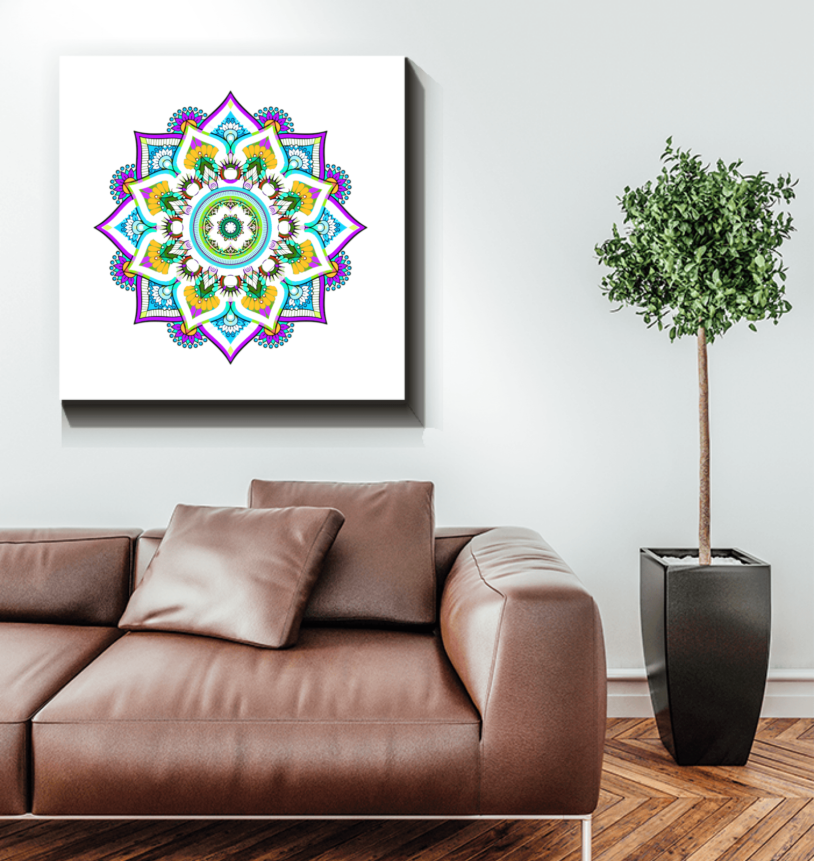 Mandala Blossom Ceramic Mural - Beyond T-shirts