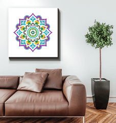 Mandala Blossom Ceramic Mural - Beyond T-shirts