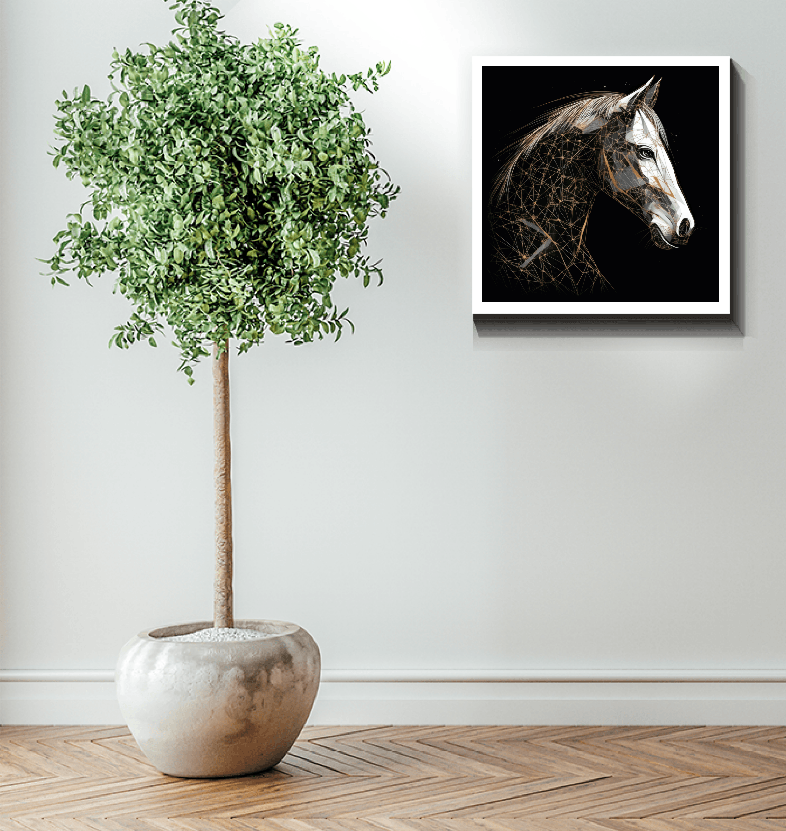 Graceful Horse Water Reflection - Beyond T-shirts