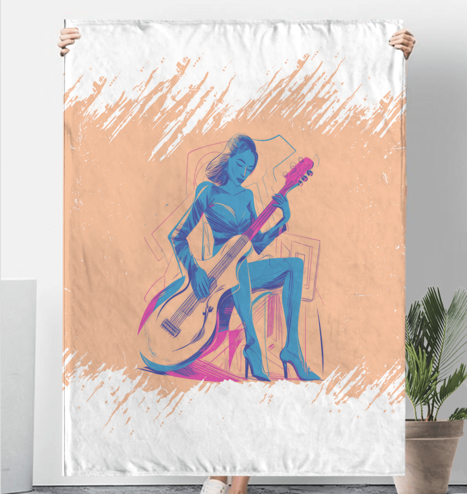 Trendy Tunes Music Inspired Blanket - Beyond T-shirts