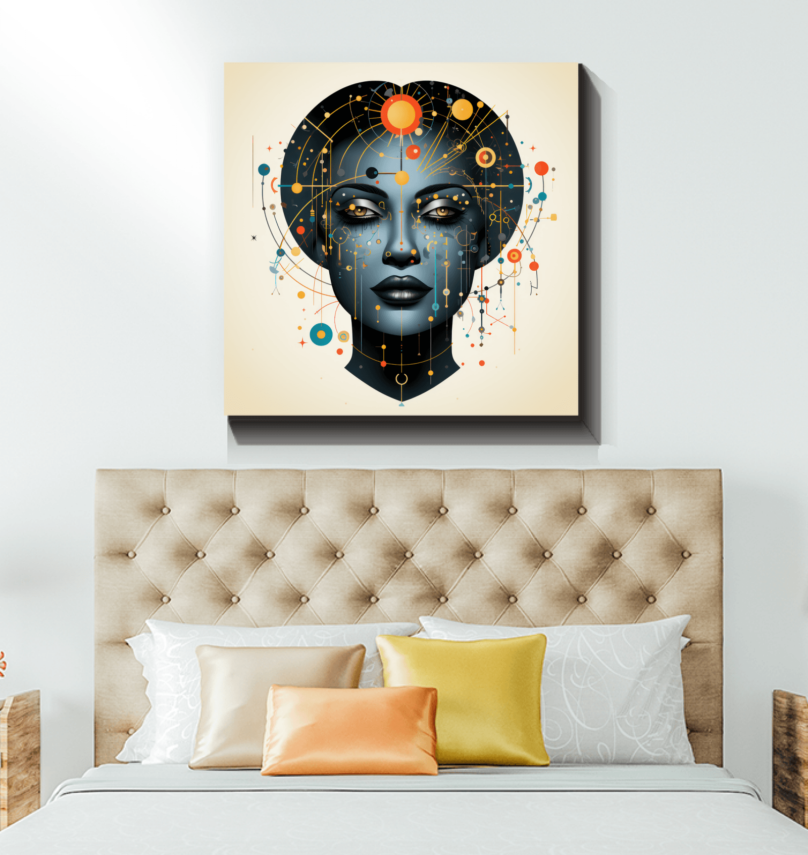 Abstract Portraits of Women's Essence: Canvas Art - Beyond T-shirts