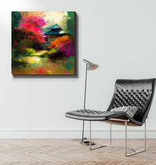 Coastal Escape Landscape Wrapped Canvas