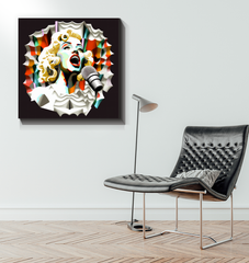 Jazz Echoes Wrapped Canvas