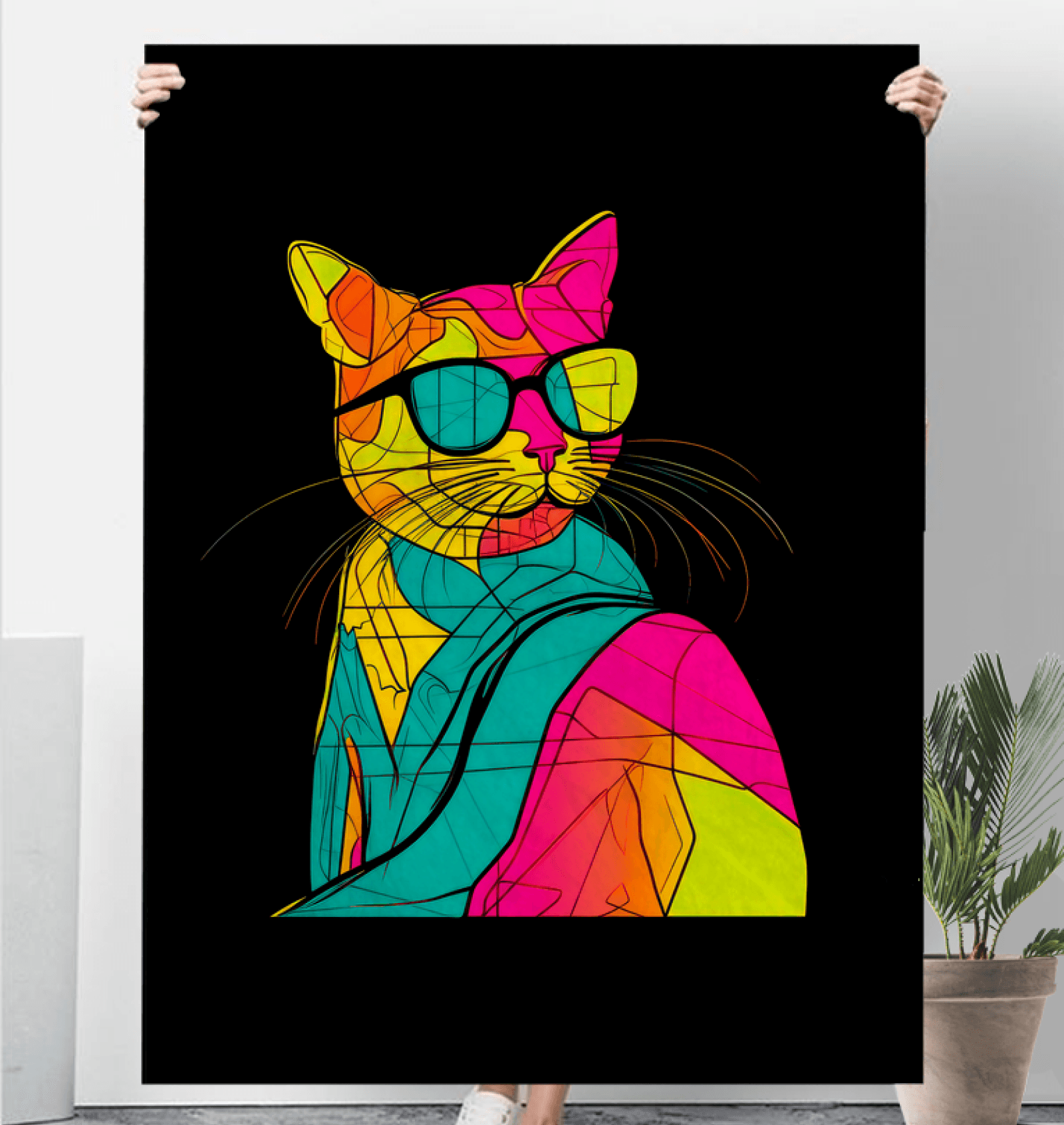 Whiskered Companionship Sherpa Blanket - Beyond T-shirts