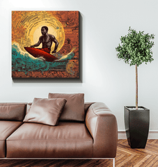 Surfing Enigma Wrapped Canvas - Beyond T-shirts