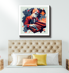 Disco Fever Wrapped Canvas