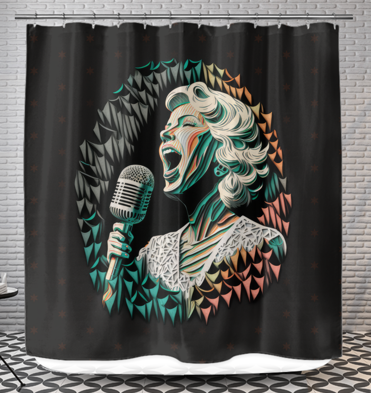 Maestro Mural Shower Curtain