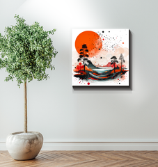 Enchanting Estuary River Landscape Canvas