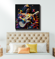 Musical Metropolis Wrapped Canvas