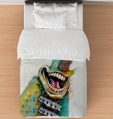 Soprano’s Starry Serenade Duvet Cover