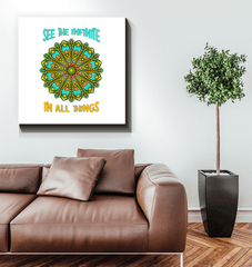 Floral Mandala Art Piece - Beyond T-shirts