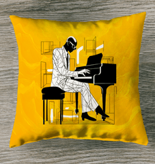 Sophisticated Beat Garden Pillow - Beyond T-shirts