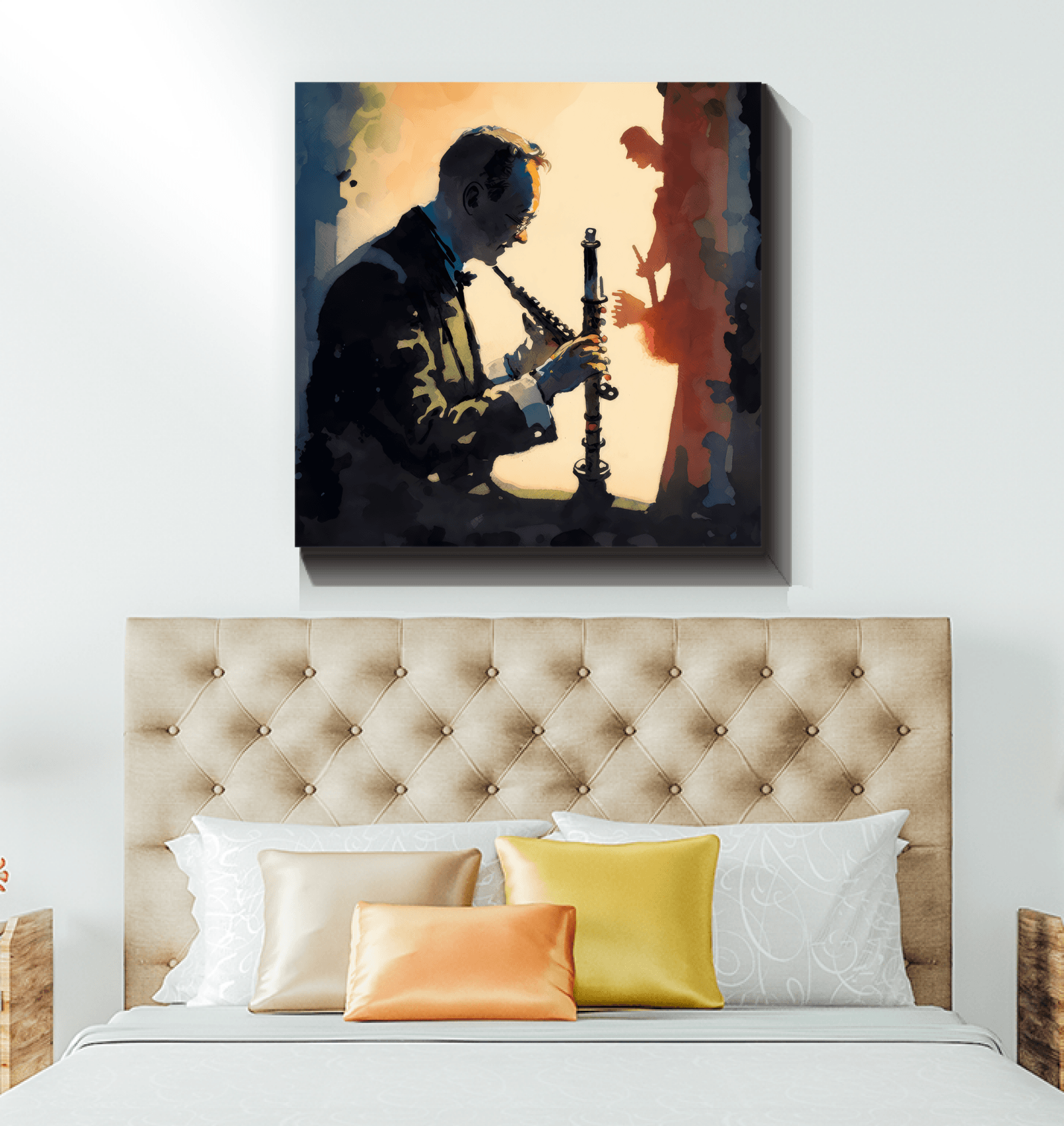 Harmonious Strings - Musician's Canvas Wall Art - Beyond T-shirts