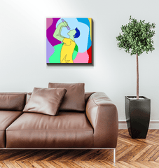 Singing Guy1 Wrapped Canvas - Beyond T-shirts