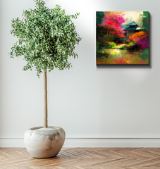 Coastal Escape Landscape Wrapped Canvas