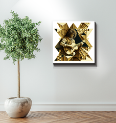 Treble Trails Wrapped Canvas