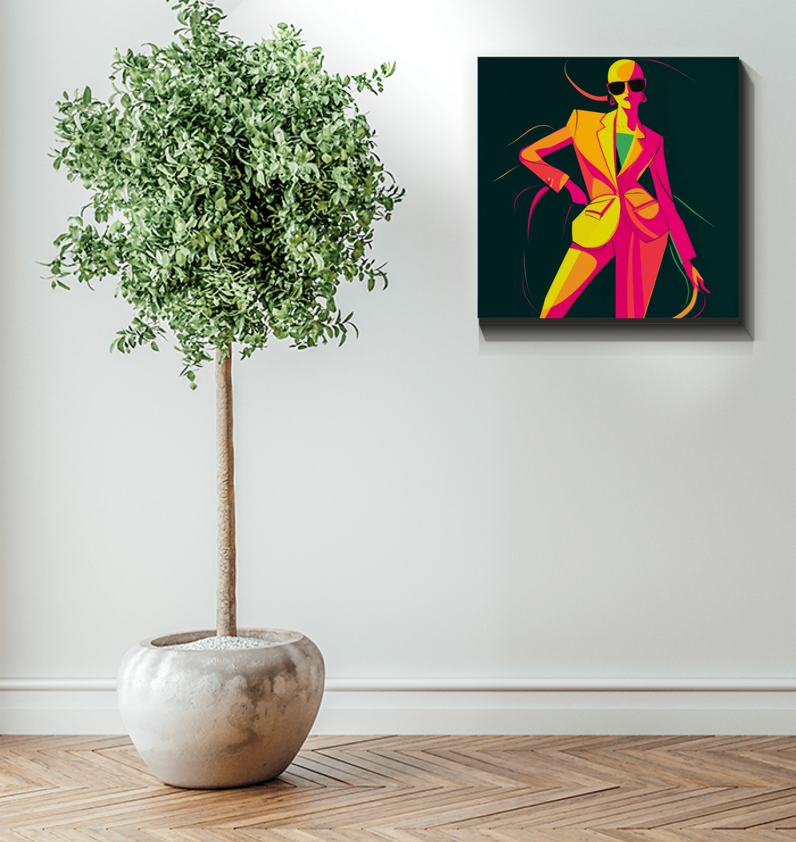 Vogue Vibes Runway Canvas Print - Beyond T-shirts