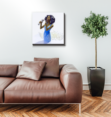 Nautical Navigator paper art on wrapped canvas showcasing intricate maritime design.