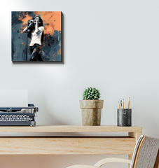 Abstract Tranquility Minimalist Abstract Wrapped Canvas