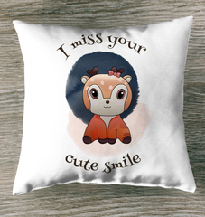 I Miss You Outdoor Pillow