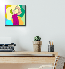 Singing Guy1 Wrapped Canvas - Beyond T-shirts