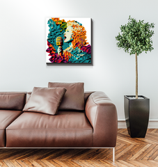 Harmonic Horizons Wrapped Canvas