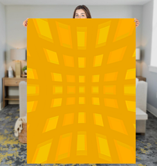Striped Blanket with Sherpa Lining - Home Textile